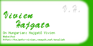 vivien hajgato business card